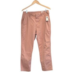 🌈 6/$60 New GAP Chinos Blush Pink Pockets Size 12